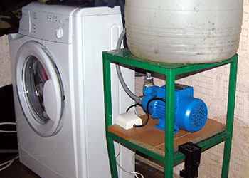 Установка стиральной машины без водопровода